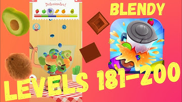 BLENDY. Levels 181-200 Walkthrough