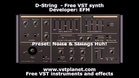 D-Strings - Free VST synth - vstplanet.com