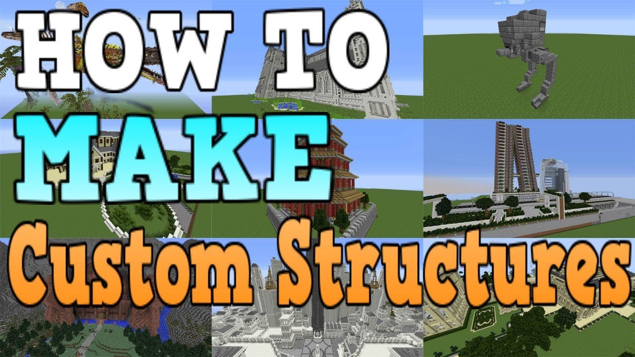 How To Spawn Structures In Minecraft Bedrock Edition - YouTube
