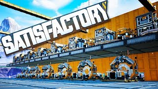 Mega Factory Steel Beam Construction in Satisfactory