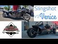 Polaris Slingshot vs Vanderhall Venice - Head to Head Test Drive / The Tire Garage TV Ep7