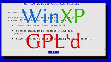 Microsoft releases Windows XP under GPLv3