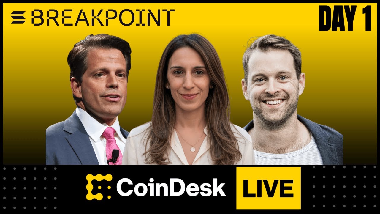 [RE-AIR] CoinDesk Live at Solana Breakpoint 2025 | Day One