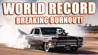 DARK ROAST BURNOUT CAR  WORLD RECORD DAY!  Behind the Scenes of Farmtruck and AZN Episode 4