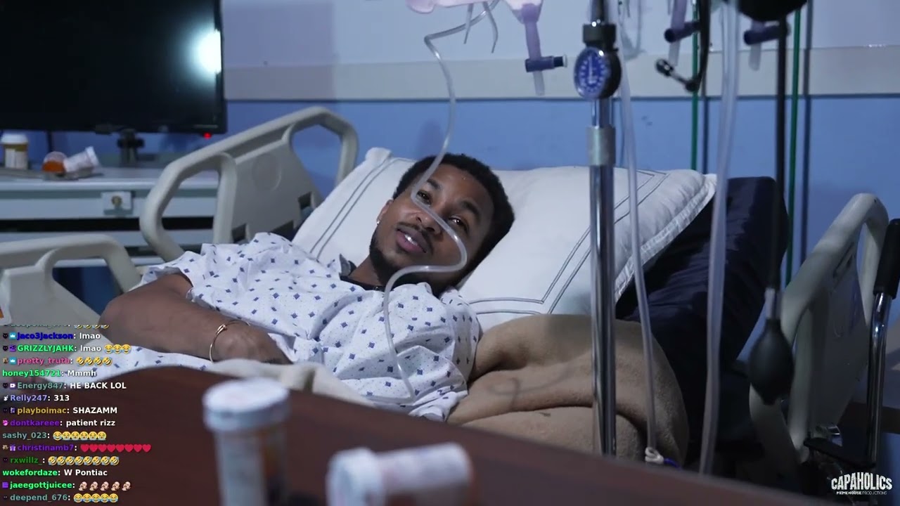 DDG Streams LIVE from HOSPITAL on Twitch! 🚨 (Serious Health Update)