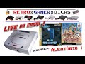 Live ! Direto do SEGA SATURNO com MOD VÍDEO COMPONENTE - jogando alguns jogos aleatórios !