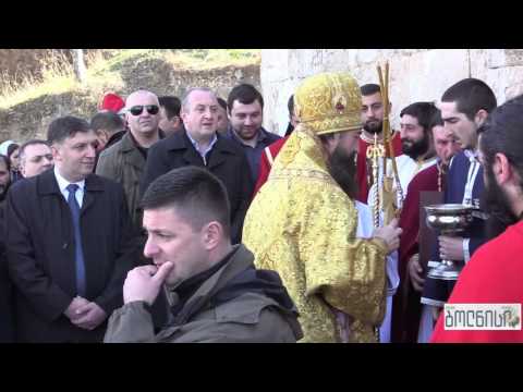 წუღრუღაშენის მამათა მონასტერში სამეუფეო წირვას საქართველოს პრეზიდენტი დაესწრო