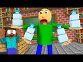 Monster School: BALDI PLAY BOTTLE FLIP CHALLENGE - Minecraft Animation