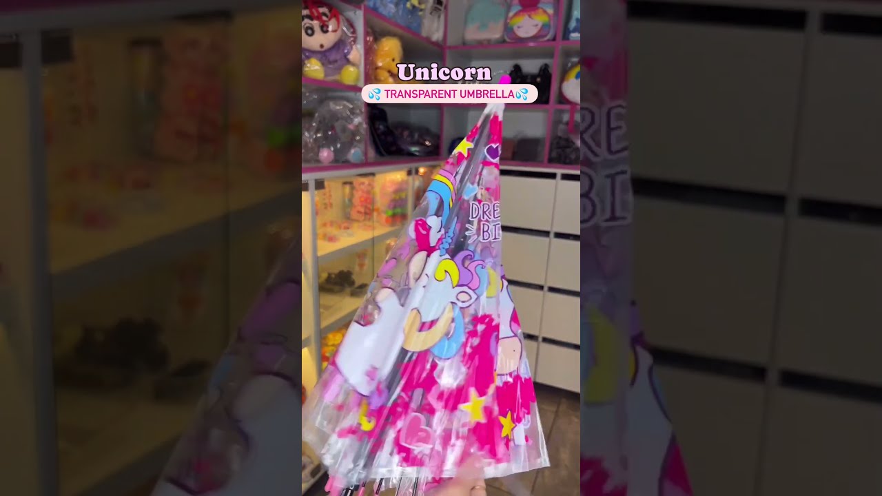 Unicorn Transparent Umbrella Viral Shorts Best