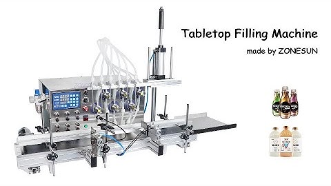 ZONESUN ZS-DTMP6 Six-head Magnetic Pump Filling Machine