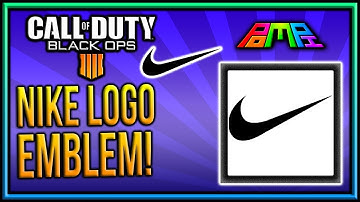 NIKE LOGO EMBLEM: COD BO4 Nike Logo Emblem Tutorial! EASY! Bo4 Emblem Tutorials PomPi