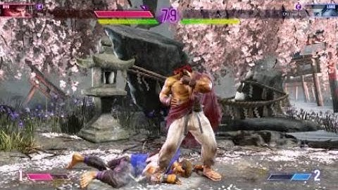 Street Fighter 6 Demo Ryu Mirror match vs CPU