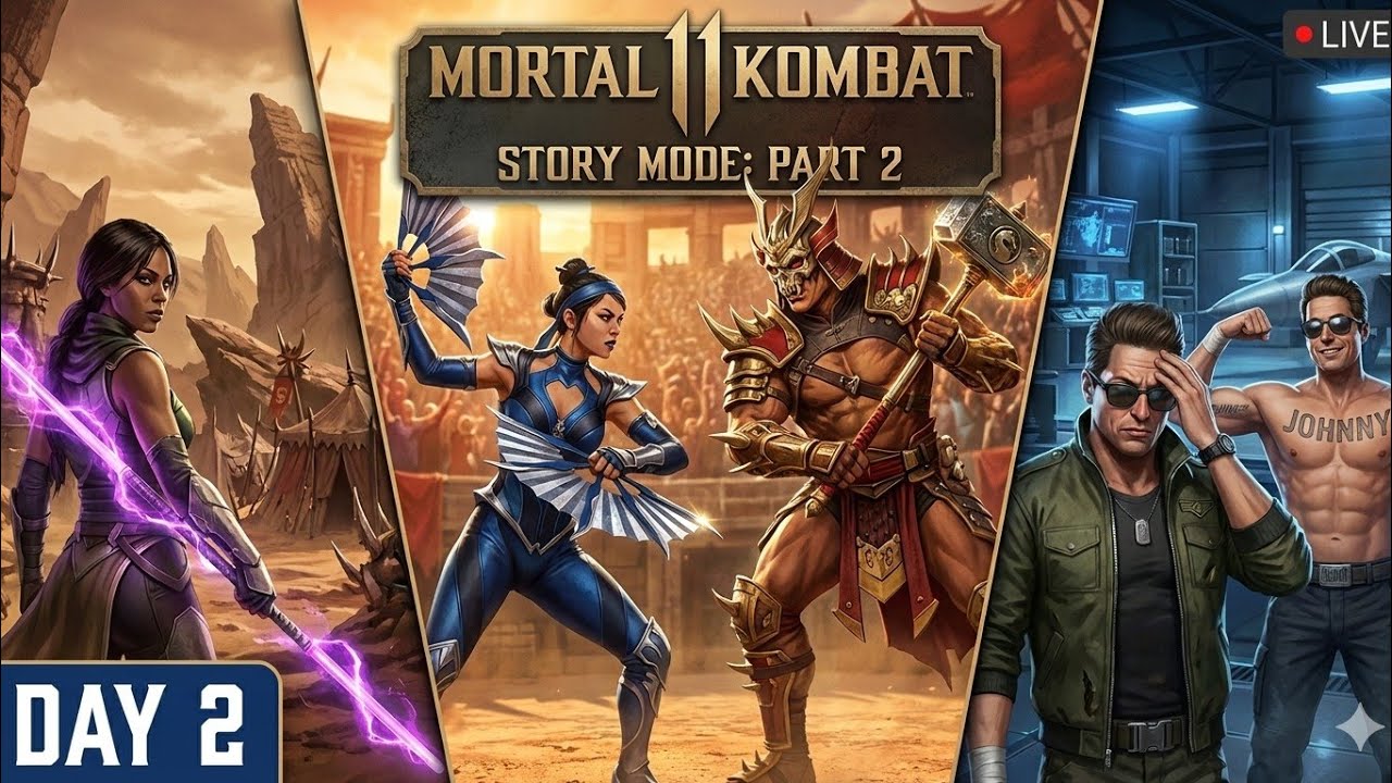 MORTAL KOMBAT 11 WALKTHROUGH | Story Mode | PART 1 Day 2 | 