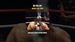 On This Day - Khan bounces back against Barrera | March 14th #onthisday #onthisdayinhistory #shorts