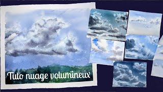 Technique de nuage à l'aquarelle - Les tutos de Thibault #5