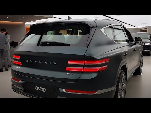 Genesis Gv80 Suv 21 Interior Exterior 5 7 Sitze Konfiguration 5 7 Seat Configuration Youtube