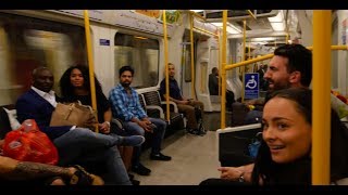 Surprise Proposal on London Underground Train!