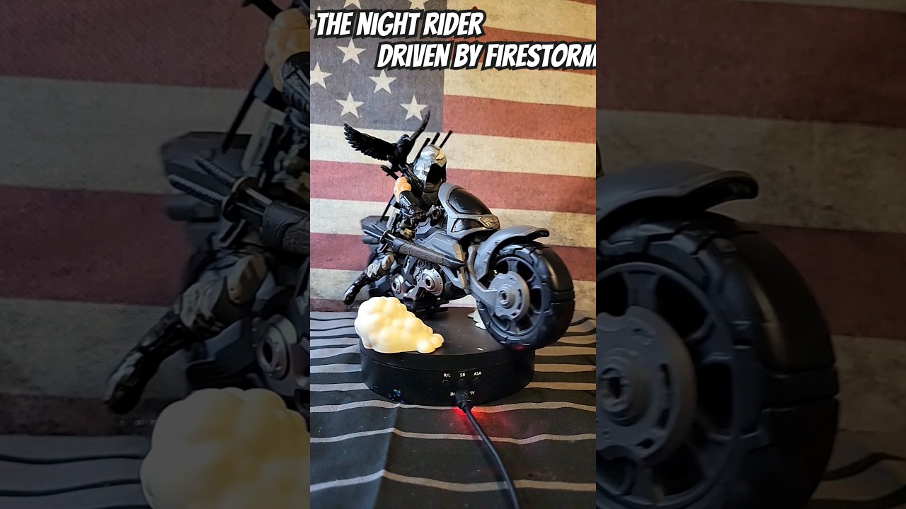 GI Joe Classified Custom Night Rider Motorcycle & Fire Storm 