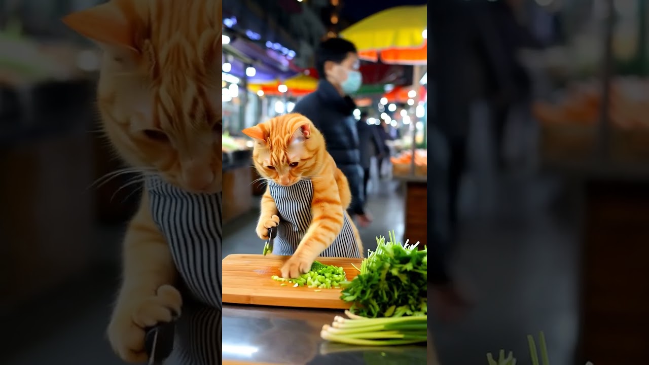 Unbelievable Funny Cat Cooking Free No Copyright Background Music | Royalty-free Music | Free Sound