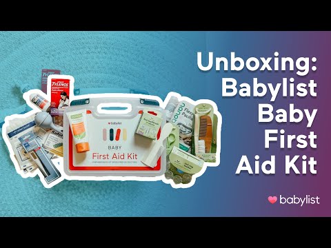 Babylist Baby First Aid Kit Unboxing - Babylist
