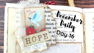 December Daily - Day 16 in my Travelers Notebook