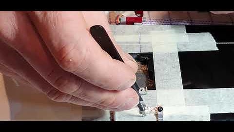 k2m Ail servo before gluing preparation