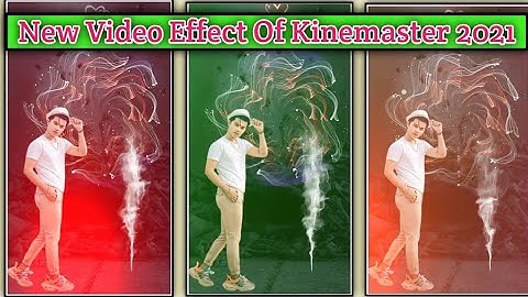 Video Effect Kinemaster - Full Screen Black Screen Template - Lightning Glitch Editing Effect