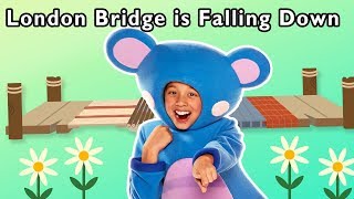 london bridge is falling down and more pretend play games kids songs from mother goose club