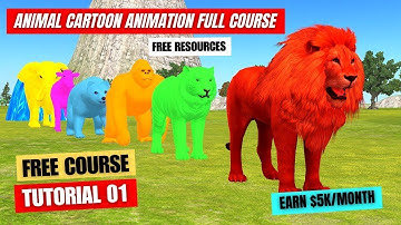 How to make Animal Fountain Crossing Animation in Blender Part 1