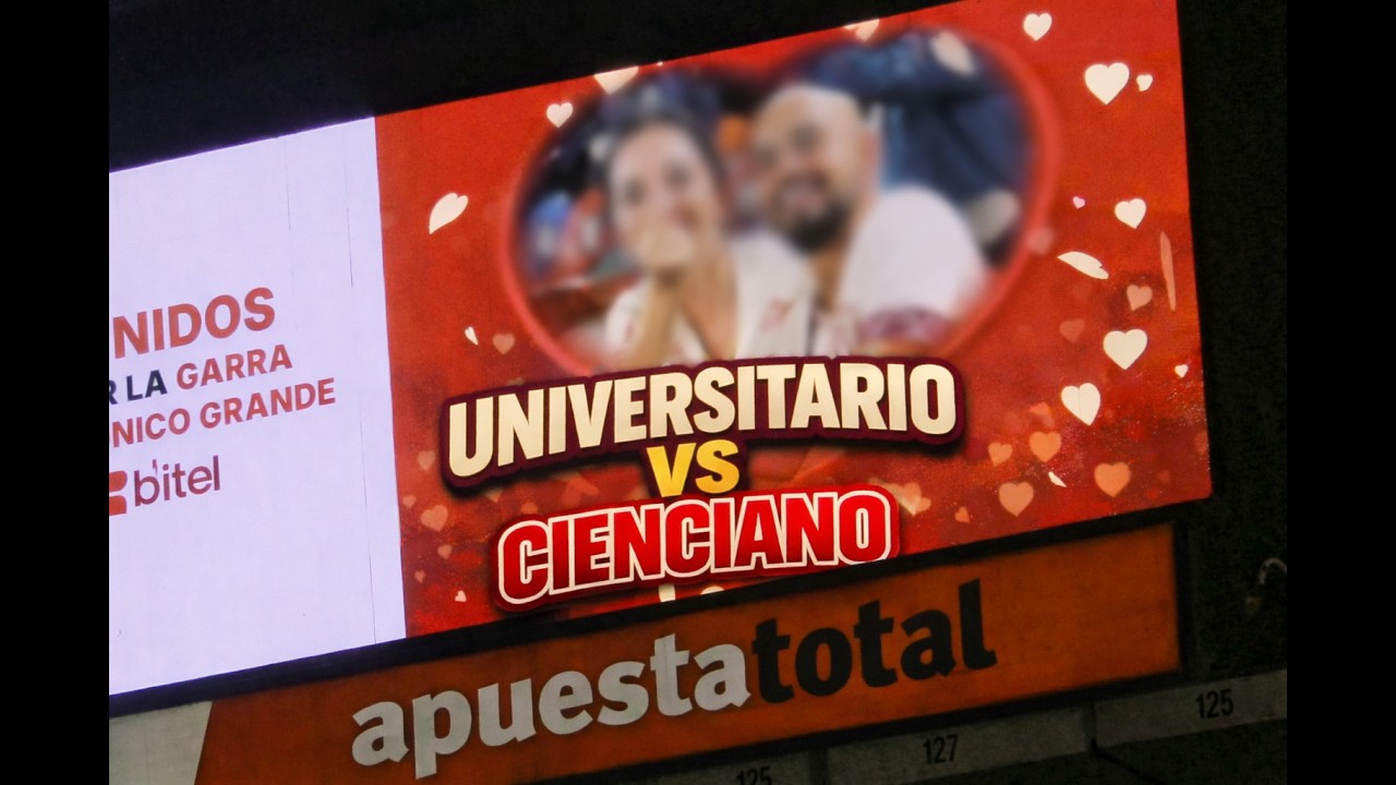 UNIVERSITARIO vs CIENCIANO |4K | TRIUNFAZO CREMA EN SAN VALENTIN🤍