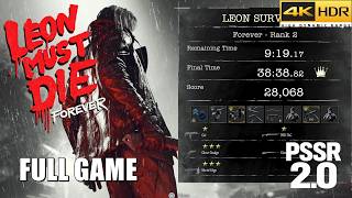 Resident Evil Requiem Leon Must Die Forever 4K - FULL GAME Walkthrough RANK 1 & 2 PS5 Pro PSSR 2.0