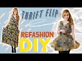 Webvideopreis Kleid Upcycling - Refashion DIY Kleid nähen, VORHER | NACHHER Look