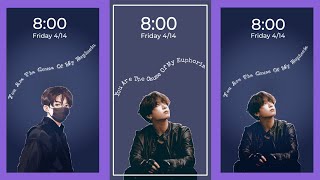 How to Make Aesthetic KPOP Lockscreen in only 30 seconds in PicsArt | #shorts screenshot 5