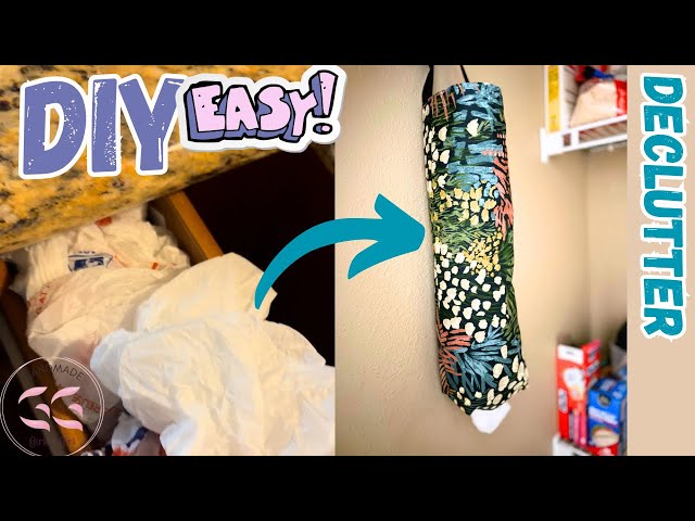 How to make a plastic bag dispenser - Como hacer un dispensador de bolsas  de plastico - PinCactuss 