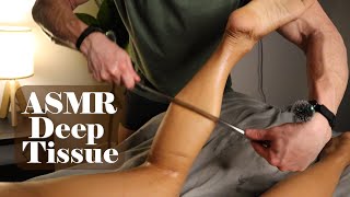 ASMR Leg Massage Therapy with IASTM Scraping Tools — No Talking | Deep Fascia Release & Relaxation