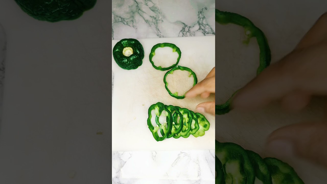 capsicum🫑 carving art