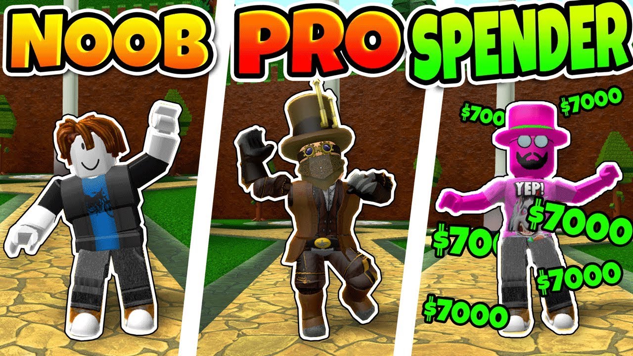 Build    a Boat NOOB VS PRO VS SPENDER!!! ( OVER 50.000 ROBUX 