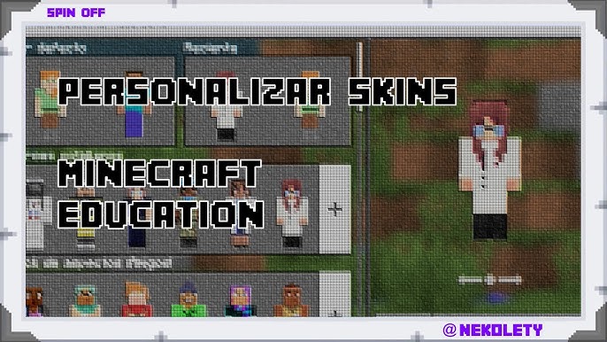 Minecraft: Education Edition – How to add a custom skin on Apple iPad