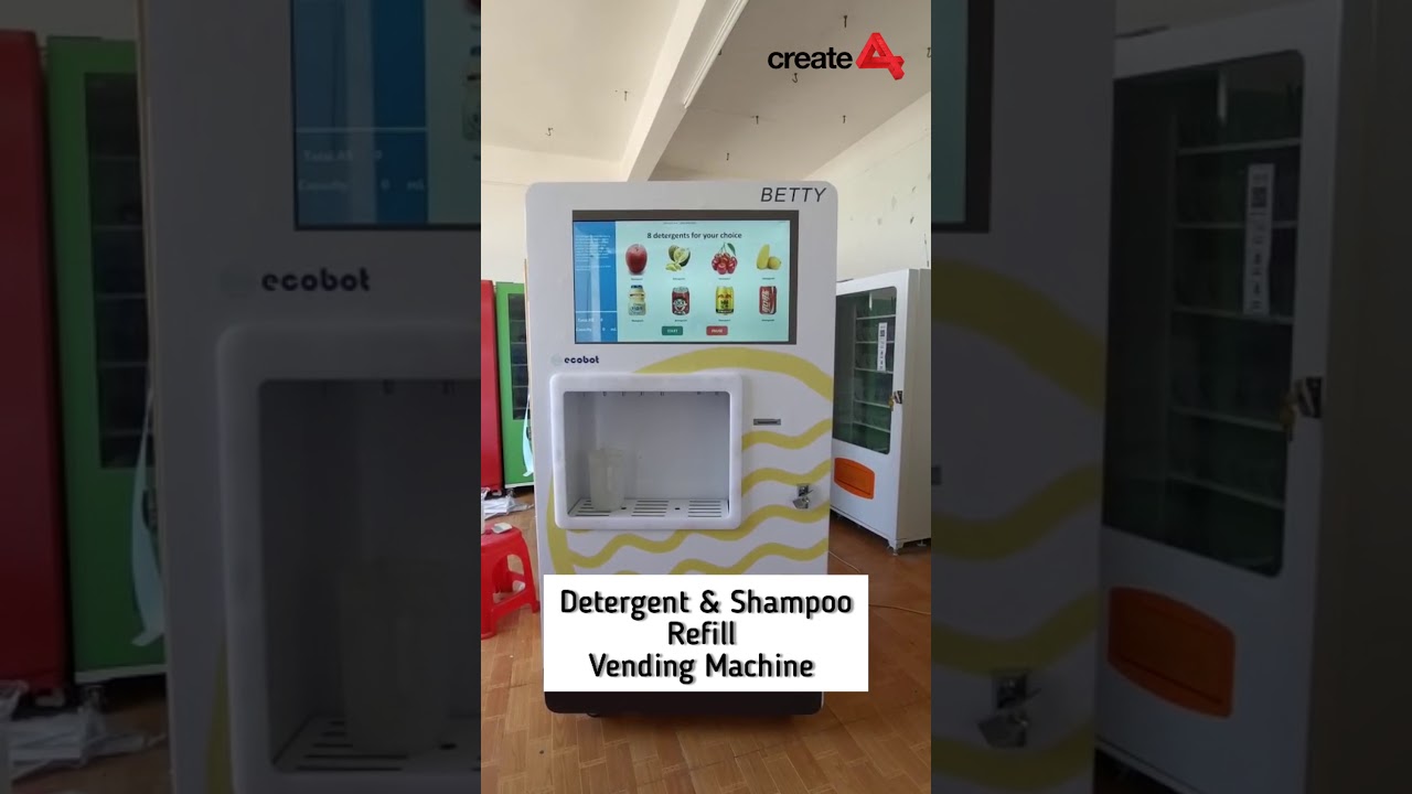 New Detergent \u0026 Shampoo Refill Vending Machine by Create-4