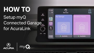 How to use myQ Connected Garage for AcuraLink