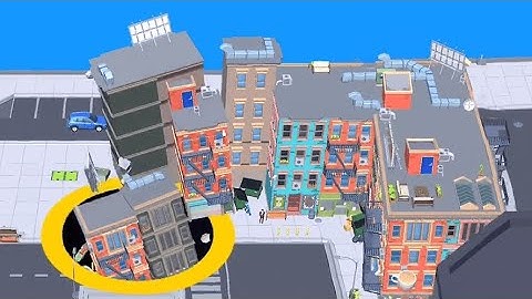 Hole.io Black Hole Gameplay - Walkthrough Part 1 New Update Android & IOS (2025)