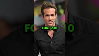 The NET WORTH Of RYAN REYNOLDS! #shorts