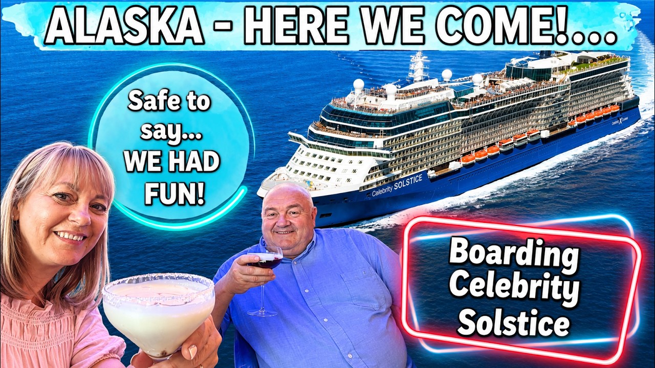 Our First Day on Celebrity Solstice | Alaska Cruise Embarkation Day | Episode 1