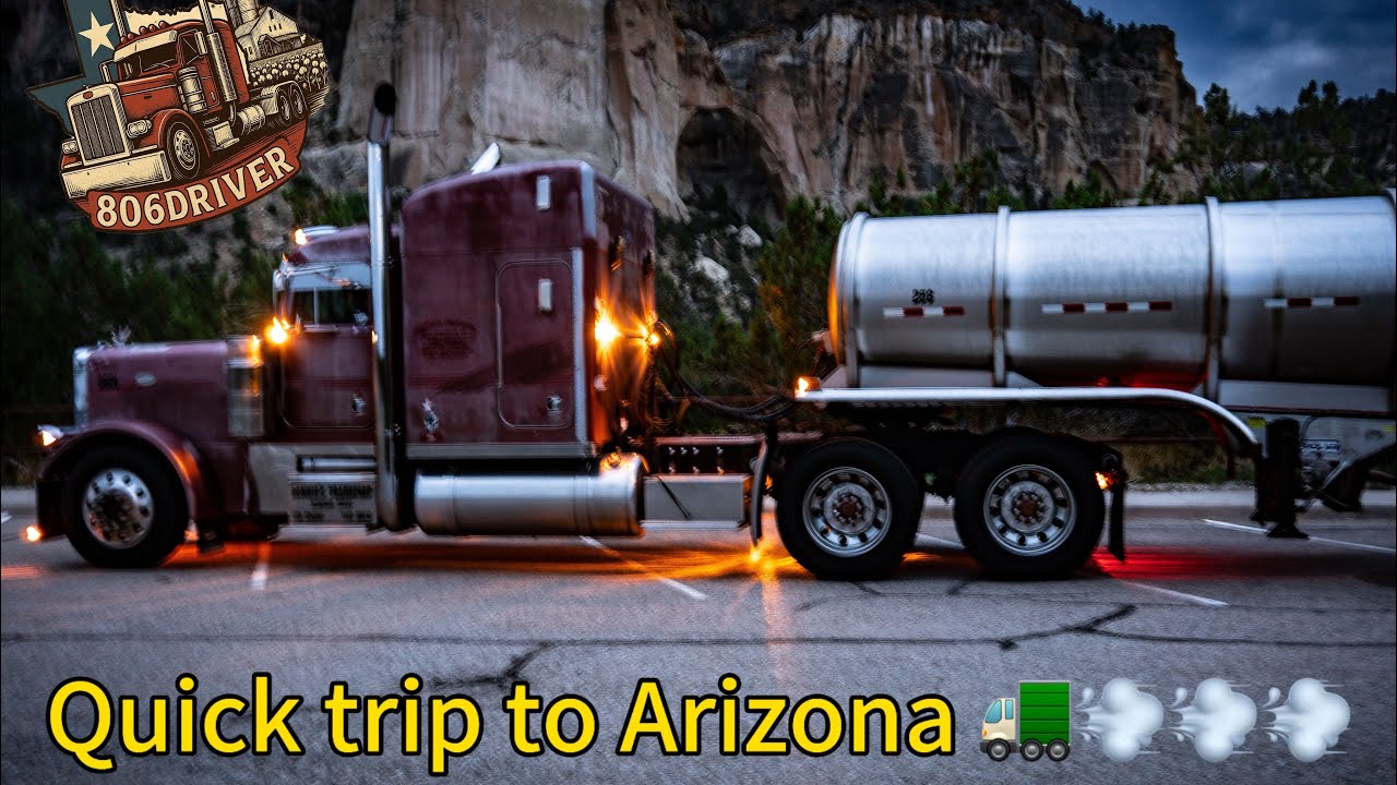 Springerville AZ.. Quick ride out west! Day in the life of a AG Trucker