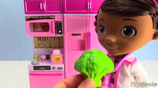 doc mcstuffins checkup and baby cece in pet carrier