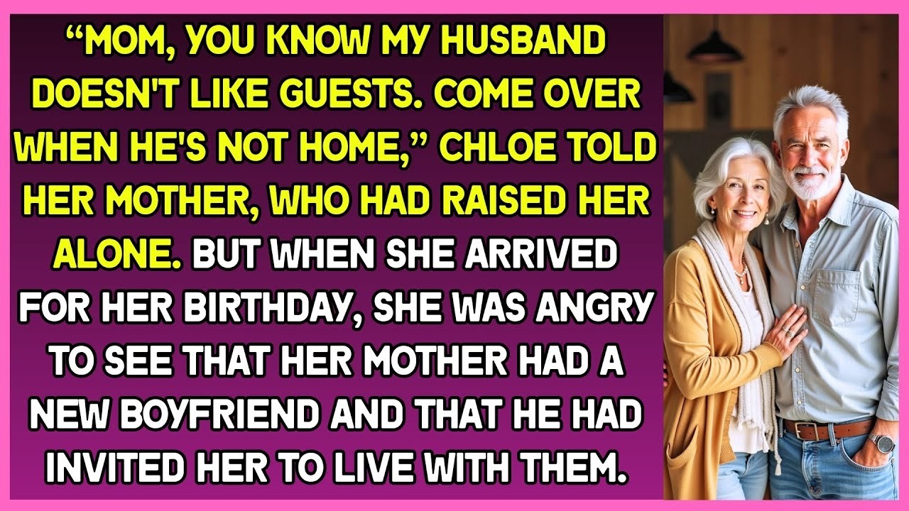 “Mom, you know my husband doesn't like guests  Come over when he's not home,” said the daughter