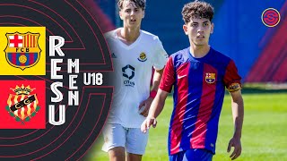 RESUMEN: FC Barcelona vs Nàstic Tarragona Juvenil B U18 2023