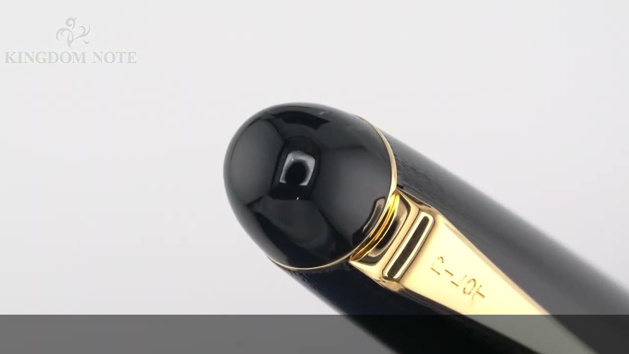 PILOT パイロット 万年筆 2016年限定 カスタム74 ブラック 中字 - YouTube