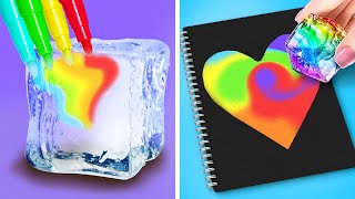 AWESOME ART TRICKS and EASY DRAWING HACKS