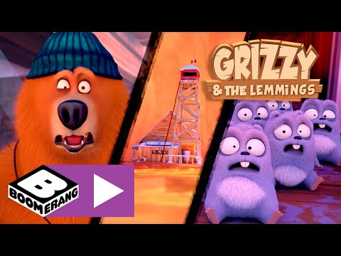 Grizzy En De Lemmings | Reizen Met Grizzy En De Lemmings | Cartoonito